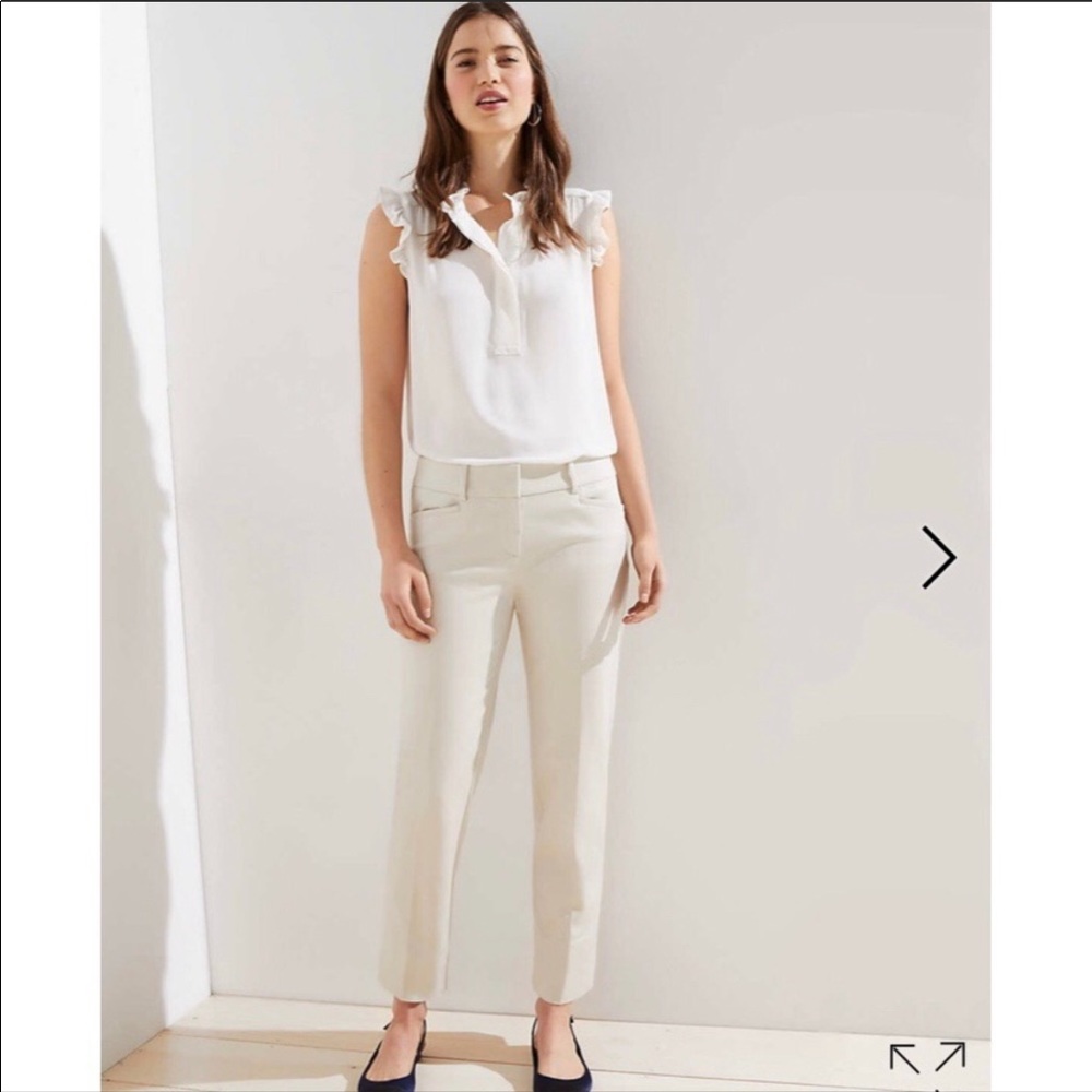 Ivory dress pants